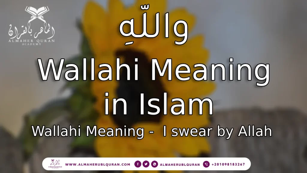 Wallahi Meaning - I swear by Allah